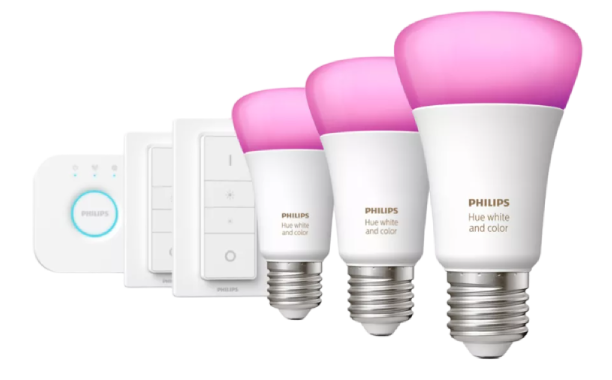 Kit Philips HUE 3ra Generación + 2 Dimmers Inalámbricos