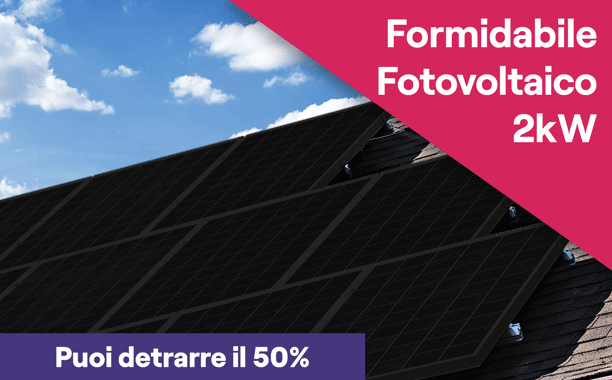 ENEL X Impianto fotovoltaico da 2 kW - Enel X Edition Formidabile