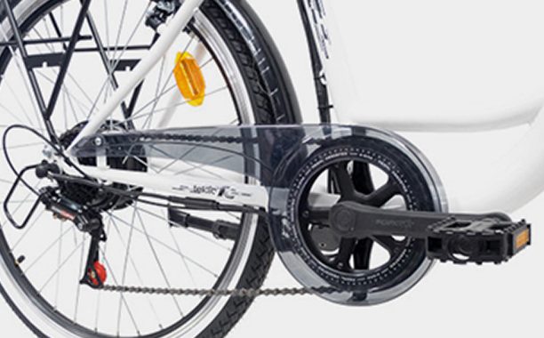 Bici elettrica Teklio bianco