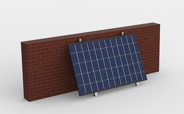 Plug&Play fotovoltaico da parete vista su parete