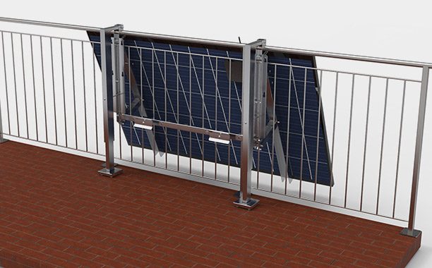 Plug&Play fotovoltaico da balcone su ringhera