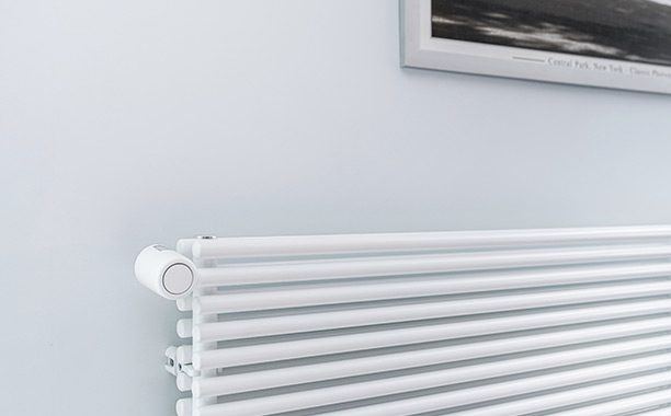 Homix Smart Home - Termostato Smart Danfoss Ally applicato su termosifone