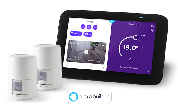 Homix Smart Home - Kit riscaldamento centralizzato con 2 valvole