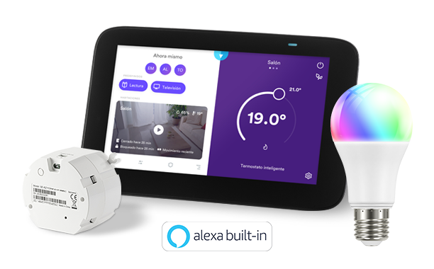 Homix Smart Home - Kit riscaldamento autonomo + lampadina multicolore